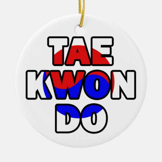 Tae Kwon Do Ornament (Voorkant)