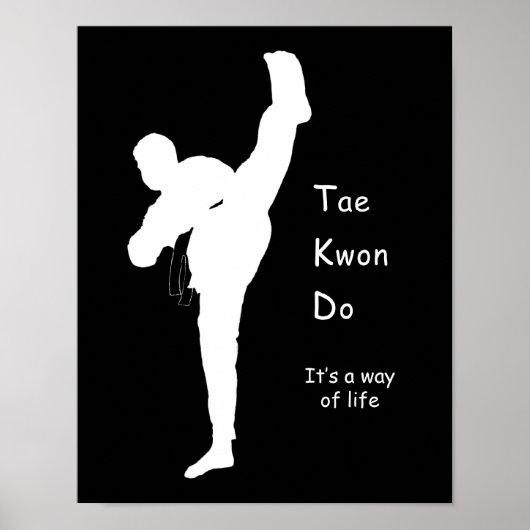 Tae Kwon Do Poster (Voorkant)