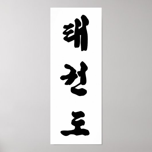 Tae Kwon Do Print (Voorkant)