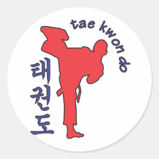 tae kwon do ronde sticker