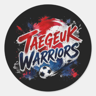 Taegeuk Warriors - Zuid-Korea nationaal elftal Ronde Sticker