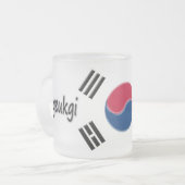 Taegeukgi 太 旗 matglas koffiemok (Voorkant links)