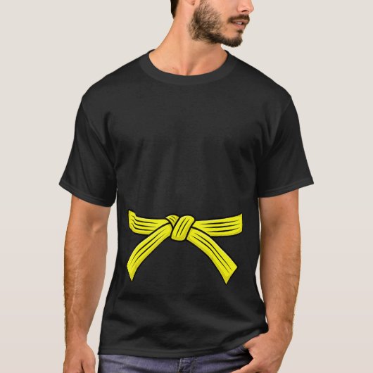 Taekwon Do Itf Gele Belt Costume 8e up Test Ta T-shirt (Voorkant)
