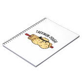 Taekwon-Dough Grappige Bak Punt  Notitieboek (Linkerzijde)