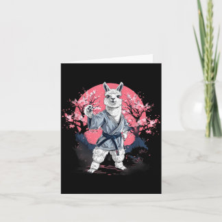 Taekwondo Alpaca Sakura Boom Judo Alpaca Liefhebbe Kaart