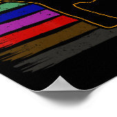 Taekwondo And Karate Black Belt Martial Art Studen Poster (Hoek)