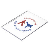 Taekwondo Art & Philosophy Notitieboek (Linkerzijde)