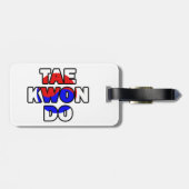 Taekwondo Bagagelabel (Achterkant horizontaal)