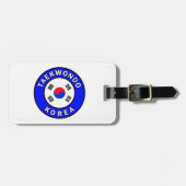 Taekwondo Bagagelabel (Voorkant horizontaal)
