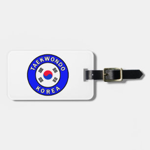 Taekwondo Bagagelabel