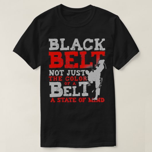 Taekwondo Black Belt Gift Shirt (Design voorkant)