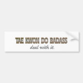 TAEKWONDO BUMPERSTICKER (Voorkant)