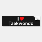 Taekwondo Bumpersticker (Voorkant)