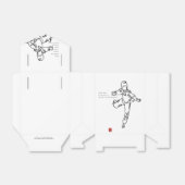 Taekwondo Cadeauverpakking op 10.000 Bedankdoosjes (Uitgevouwen)