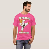 Taekwondo Capybara T-shirt (Voorkant volledig)