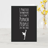 Taekwondo Cards Sport Fighter Training Martial Art Kaart (Gele Bloem)