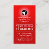 Taekwondo Center Visitekaartje (Achterkant)