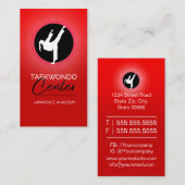Taekwondo Center Visitekaartje (Voorkant / Achterkant)