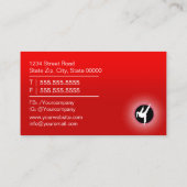 Taekwondo Center Visitekaartje (Achterkant)