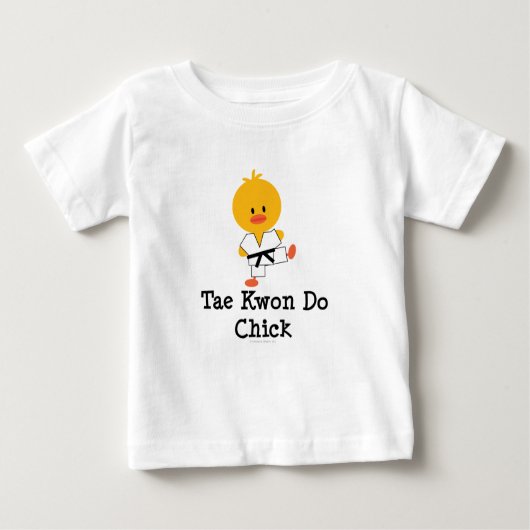 Taekwondo Chick Baby T-shirt (Voorkant)