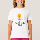 Taekwondo Chick Kinder T-shirt (Voorkant)
