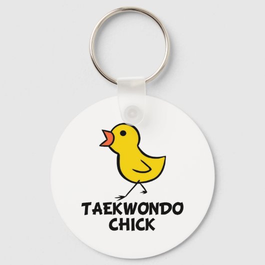 Taekwondo Chick Sleutelhanger (Voorkant)