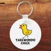 Taekwondo Chick Sleutelhanger (Voorkant)