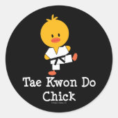 Taekwondo Chick Stickers (Voorkant)