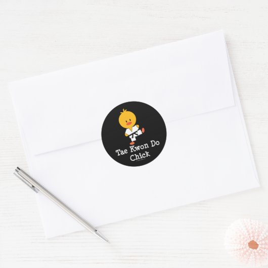 Taekwondo Chick Stickers (Envelop)