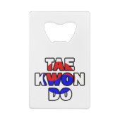 Taekwondo Creditkaart Flessenopener (Achterkant)