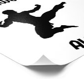 Taekwondo de hele dag foto afdruk (Hoek)