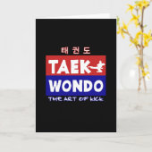 Taekwondo, de kunst van Kick II Kaart (Gele Bloem)