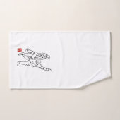 TAEKWONDO DESEQUILIBRE-handtas Handdoek (Handdoek)