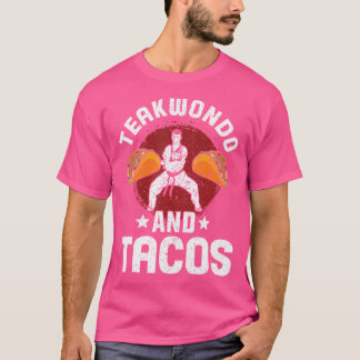 Taekwondo en Tacos houden van Mexicaans voedsel T-shirt
