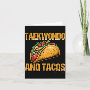 Taekwondo En Tacos - Taco Liefhebber Martial Arts Kaart