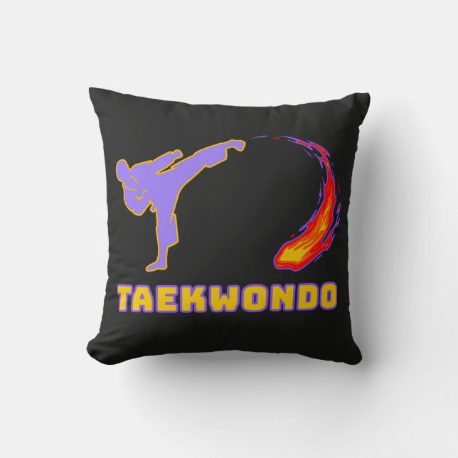 Taekwondo Energy Kick Kussen (Voorkant)