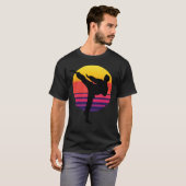 Taekwondo Fighter Sunset T-shirt (Voorkant volledig)