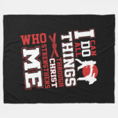 Taekwondo Fleece Deken (Voorkant (Horizontaal))