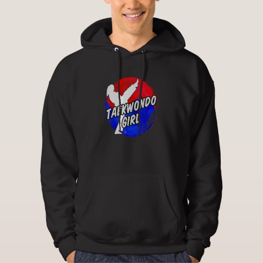 Taekwondo Girl Hoodie (Voorkant)