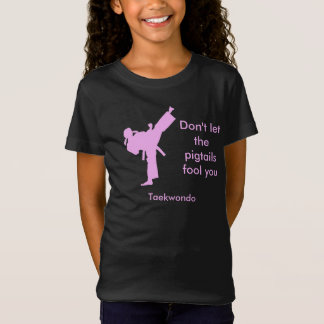 Taekwondo Girl laat je niet opzwellen T-shirt