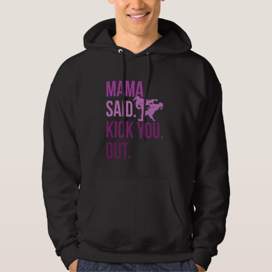 Taekwondo Girl Mixed Martial Art Karate Hoodie (Voorkant)