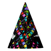 Taekwondo Girl Player Birthday Feesthoedjes (Achterkant)