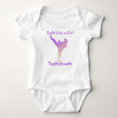 Taekwondo Girl Romper (Voorkant)