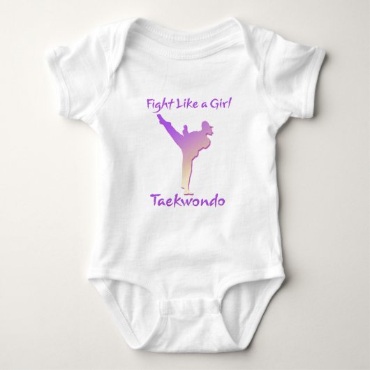Taekwondo Girl Romper (Voorkant)
