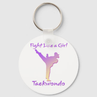 Taekwondo Girl Sleutelhanger