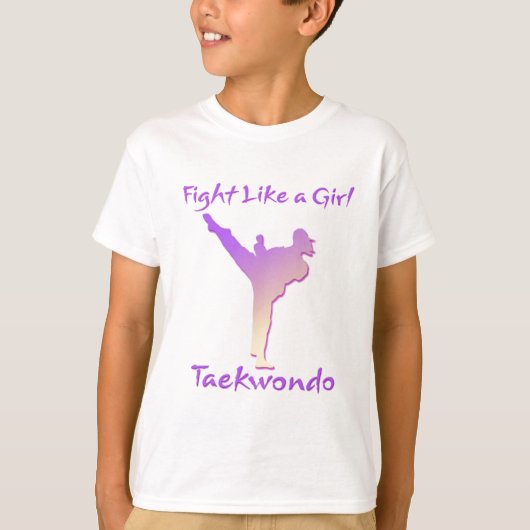 Taekwondo Girl T-shirt (Voorkant)