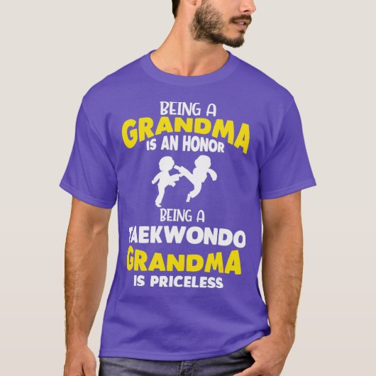 Taekwondo Grandma Funny Martial Arts Lover T-shirt (Voorkant)