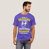 Taekwondo Grandma Funny Martial Arts Lover T-shirt (Voorkant volledig)