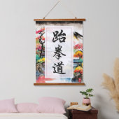 Taekwondo Hanging Tapestry Hangend Wandkleed (Slaapkamer)