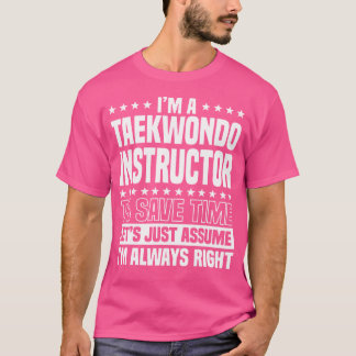 Taekwondo-instructeur Tae Kwon Do Kwanjang Guru Ta T-shirt